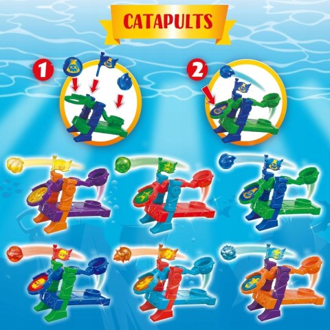 Piratix Shark Treasure Capitan Pack Anchor pojazd morski figurki katapulta