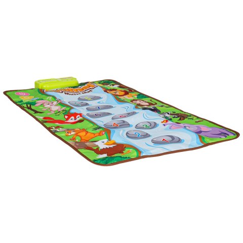 Mata interaktywna grająca muzyczna edukacyjna zwierzątka