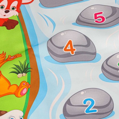 Mata interaktywna grająca muzyczna edukacyjna zwierzątka