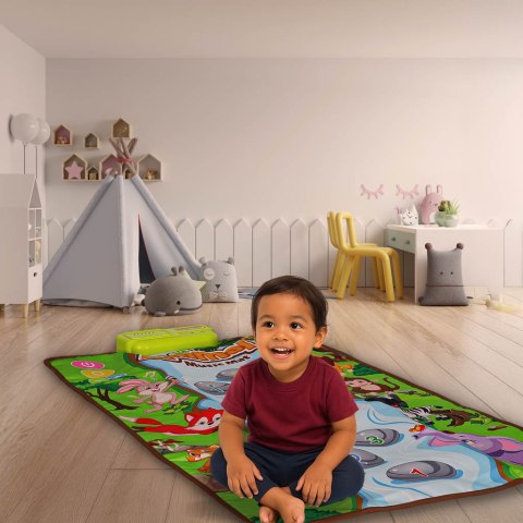 Mata interaktywna grająca muzyczna edukacyjna zwierzątka