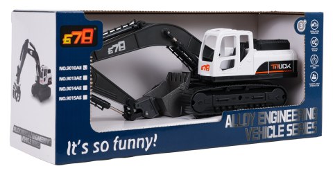 Metalowa Koparka Biała