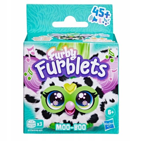 Furby Furblets Moo-Boo interaktywna maskotka dla dziecka Furbiś