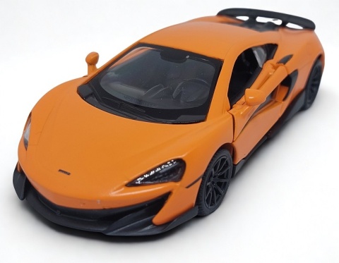 McLaren 600LT Orange Auto Kolekcjonerskie Samochód z napędem Pull-Back 1:32