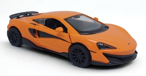 McLaren 600LT Orange Auto Kolekcjonerskie Samochód z napędem Pull-Back 1:32