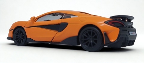 McLaren 600LT Orange Auto Kolekcjonerskie Samochód z napędem Pull-Back 1:32