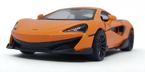 McLaren 600LT Orange Auto Kolekcjonerskie Samochód z napędem Pull-Back 1:32