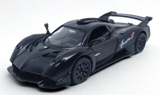 Pagani Huayra R Black Auto Kolekcjonerskie Samochód napęd Pull-Back 1:32