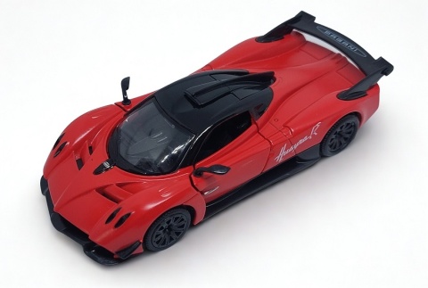 Pagani Huayra R Red Auto Kolekcjonerskie Samochód napęd Pull-Back 1:32