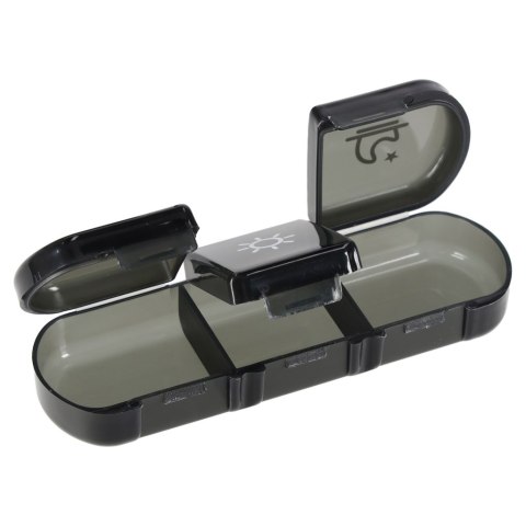 Pojemnik organizer na tabletki leki czarny