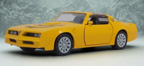 Pontiac Firebird 1978 żółty Auto Kolekcjonerskie Samochód Screaming Chicken