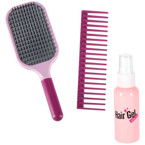 Zestaw fryzjerski dla dzieci suszarka prostownica 16 elementów