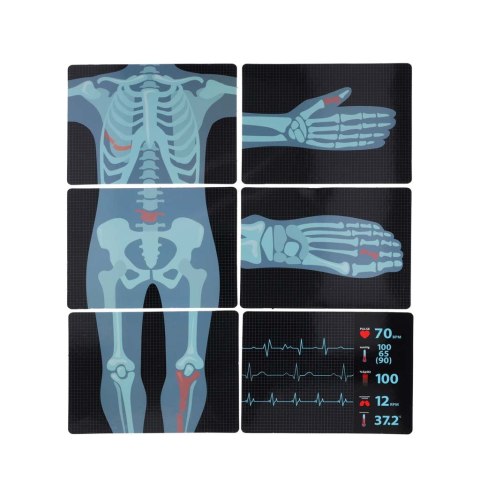 Zestaw lekarza stacja medyczna mały doktor 34 elementY