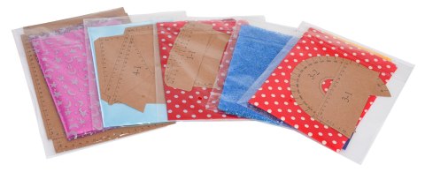 Zestaw Małej Projektantki, Kolorowe Materiały + Akcesoria