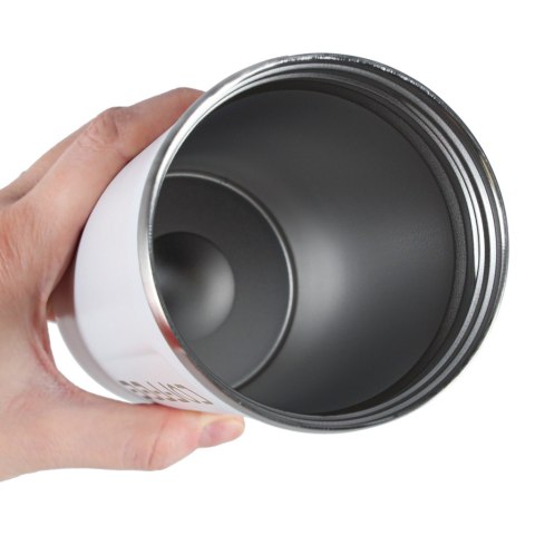 Kubek termiczny z ustnikiem termos LED 500ml biały