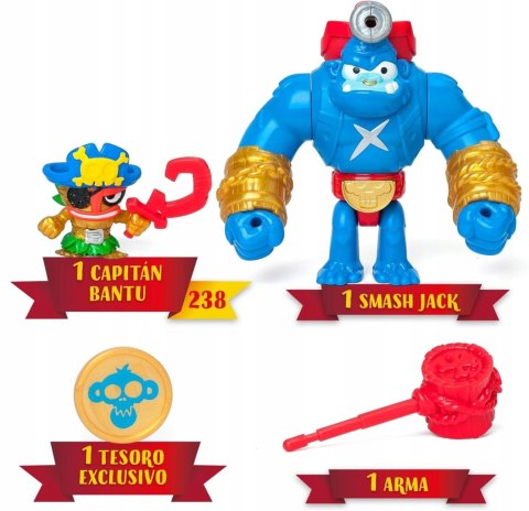 Piratix Gorilla Bros Smash Jack 4 elementy figurki kolekcjonerskie