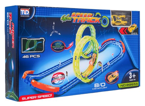 Tor Wyścigowy Świecący w Ciemności 46el.