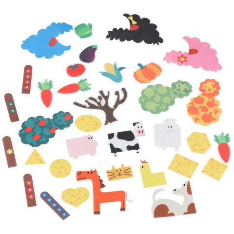 Książeczka sensoryczna edukacyjna manipulacyjna farma