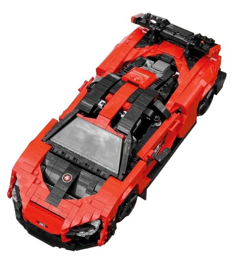 Zestaw Klocków Auto Sportowe Pomarańczowe 1372el.