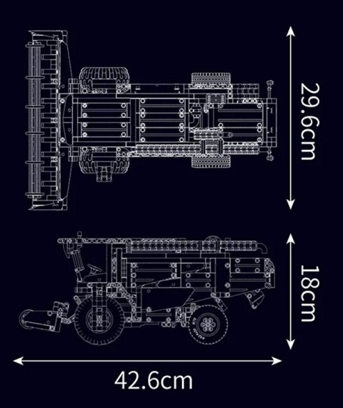 Kombajn z klocków – Zdalnie Sterowany Pojazd Konstrukcyjny Mould King