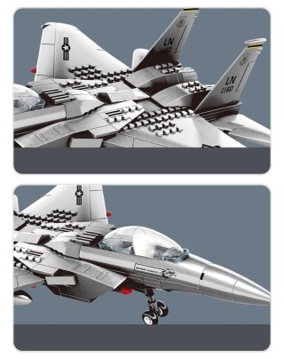 Klocki Myśliwiec F-15 Eagle Fighter 223 el. – Samolot do Składania
