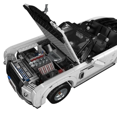 Zestaw Klocków Pojazd Biały Kabriolet 1603el.