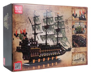Statek Piracki z klocków Mould King 4364el. wielki żaglowiec