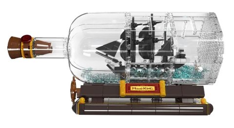 Statek Piracki w Butelce klocki Mould King Zestaw Klocków