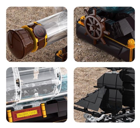 Statek Piracki w Butelce klocki Mould King Zestaw Klocków