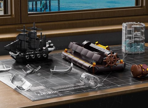 Statek Piracki w Butelce klocki Mould King Zestaw Klocków