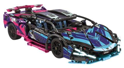 Klocki Auto Sportowe 1280 el – Zestaw Konstrukcyjny dla Dzieci od 6 Lat