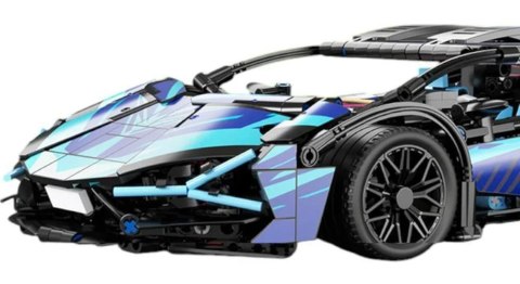 Klocki Auto Sportowe 1280 el – Zestaw Konstrukcyjny dla Dzieci od 6 Lat