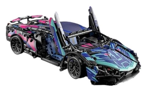 Klocki Auto Sportowe 1280 el – Zestaw Konstrukcyjny dla Dzieci od 6 Lat