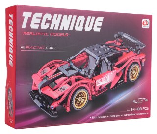 Klocki Auto Sportowe Czerwone 482el. klocki techniczne