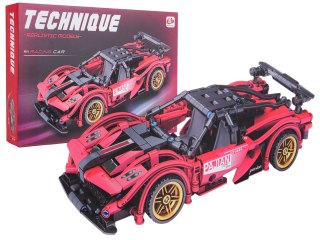 Klocki Auto Sportowe Czerwone 482el. klocki techniczne