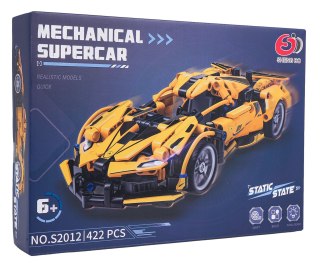 Klocki Auto Sportowe Żółte 422el. samochód z klocków