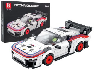 Zestaw Klocków Konstrukcyjnych Reobrix Auto Sportowe Białe 346el. 14+