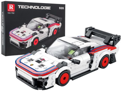 Zestaw Klocków Konstrukcyjnych Reobrix Auto Sportowe Białe 346el. 14+