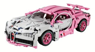 Zestaw Klocków Auto Sportowe Różowe 1132el.