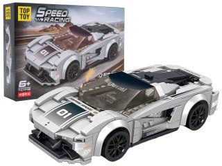 Zestaw Klocków Auto Sportowe Szare R/C zdalnie sterowane z klocków