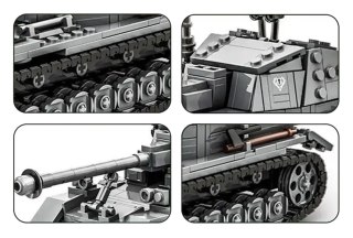 Dicker Max – Niszczyciel Czołgów konstrukcja z Klocków 632 Elementy