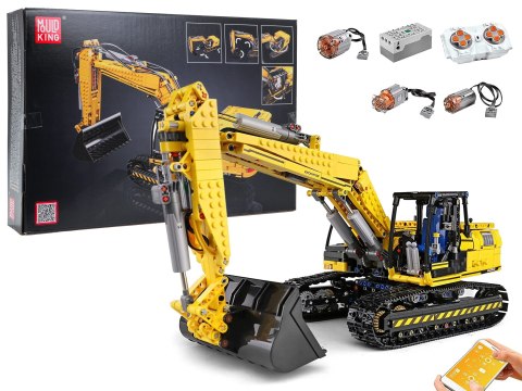 Koparka z klocków 2169el. zdalnie sterowana Mould King