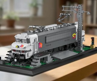 Zestaw Klocków Lokomotywa elektryczna klocki Reobrix 2053el.