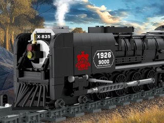 Zestaw Klocków Lokomotywa Retro dla kolekcjonera klocki Reobrix