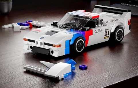 Klocki Mould King Auto Sportowe Białe 411 el. Box Wystawowy