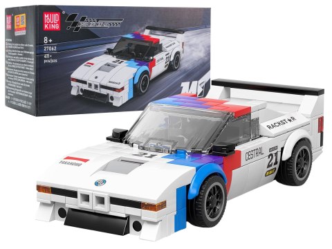 Klocki Mould King Auto Sportowe Białe 411 el. Box Wystawowy