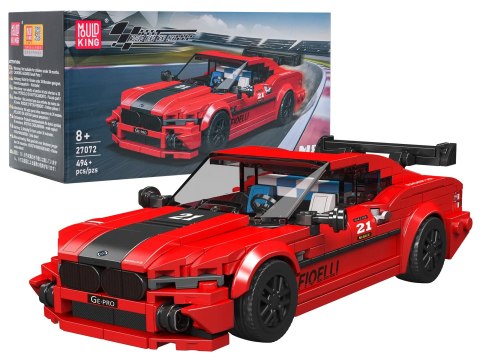 Mould King Zestaw Klocków 481 el – Czerwony Samochód Sportowy