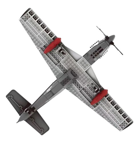 Samolot Klocki Myśliwiec P-51 Mustang 258 elementów Wange
