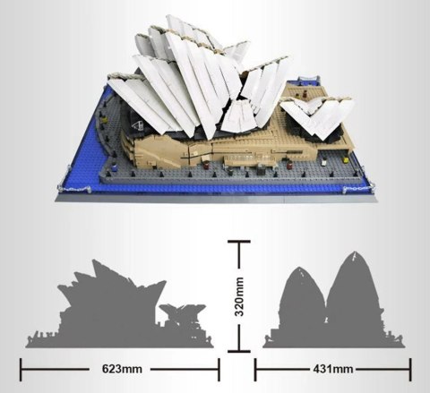 Zestaw Klocków Seria Budynki Opera Sydney 2937el.
