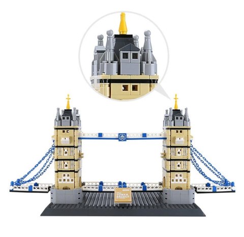 Zestaw Klocków Seria Budynki Tower Bridge 969el.