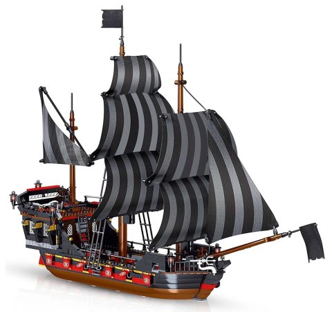 Statek Piracki z klocków 968 el. – żaglowiec do Złożenia Zestaw Klocków